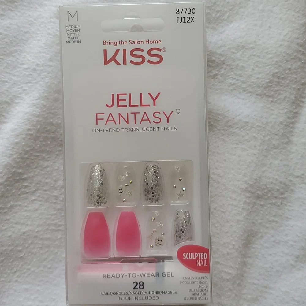 💋 Kiss 💋  Press On Nails Jelly Fantasy - Picture 8 of 8
